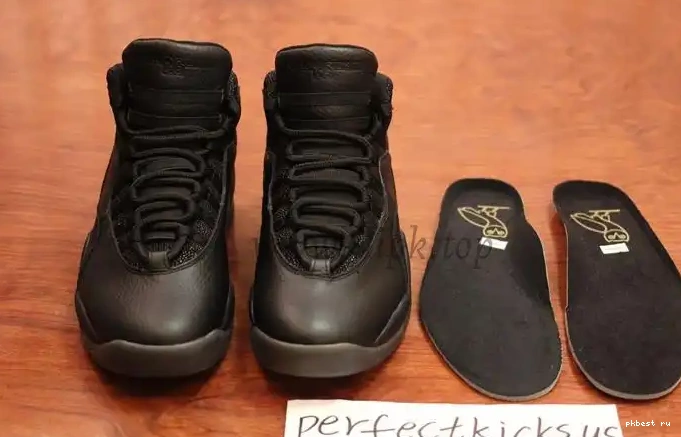 black best Air Jordan X Authentic version Ovo 0601